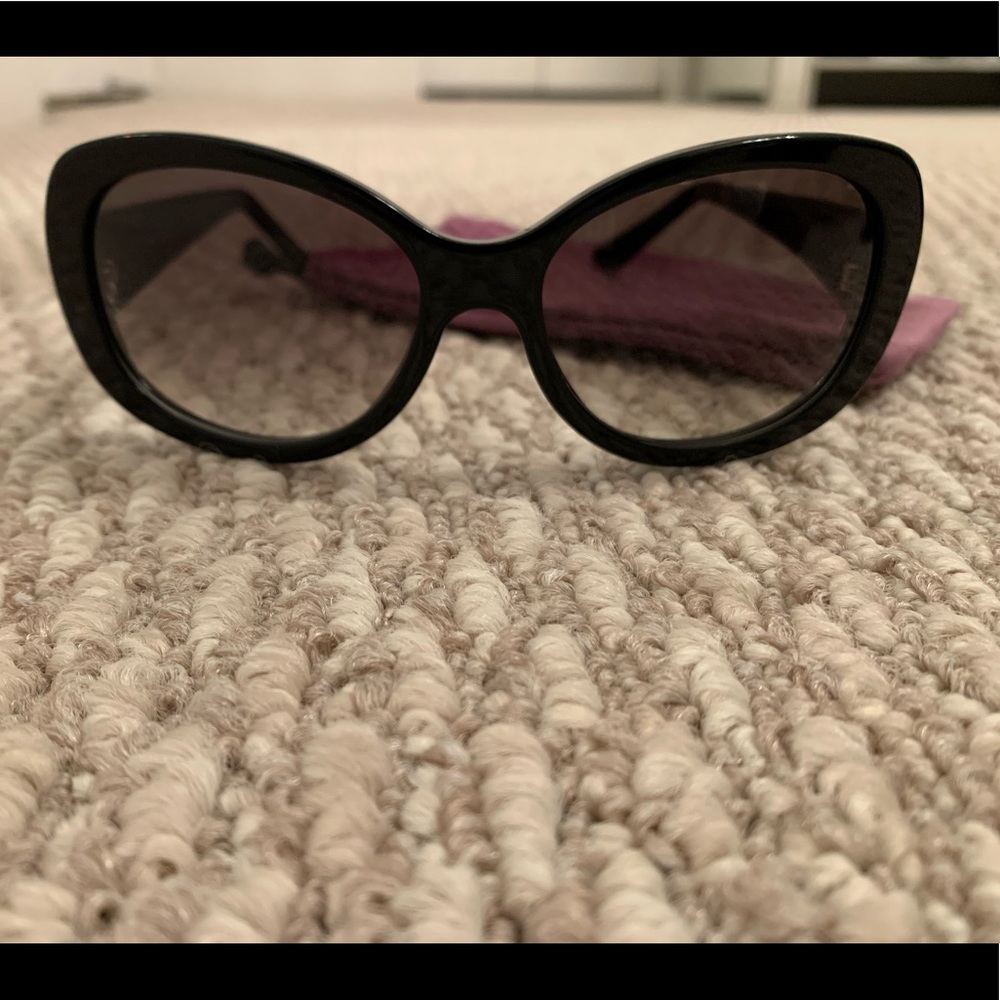 BLACK CARTIER FRAME SUNGLASSES